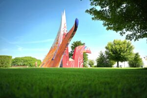Exterior of the Danubiana Meulensteen Art Museum near Bratislava